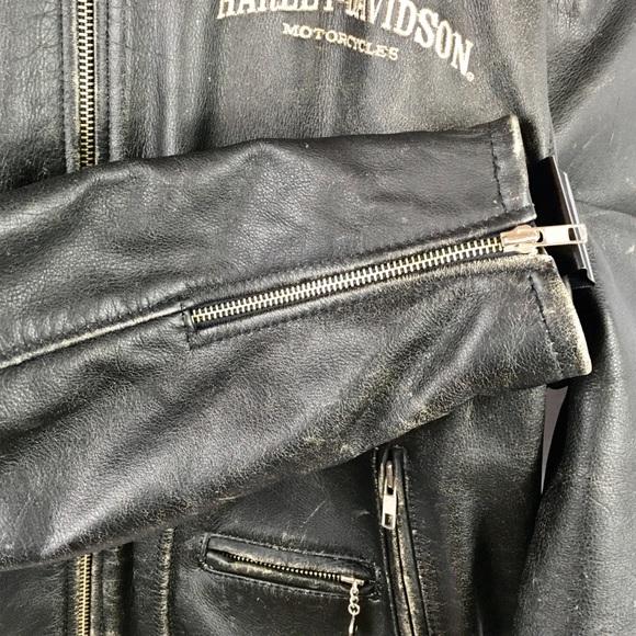 🏍HARLEY-DAVIDSON, Leather Jacket, XL - Picture 4 of 9